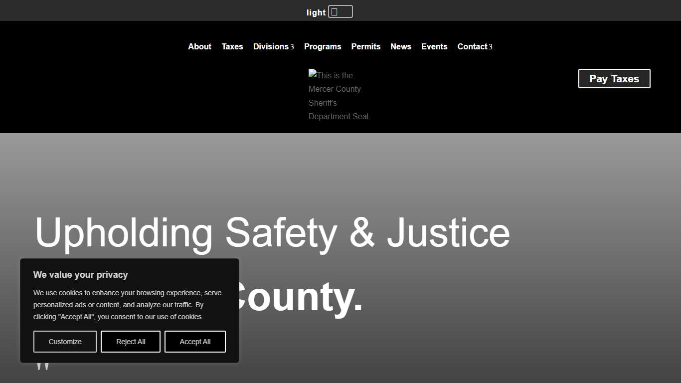 Mercer County Sheriff’s Office - Upholding Safety & Justice in WV